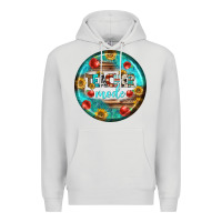 Dove Grey teacher mode earrings Premium Hoodie - BundleAndBundleShop