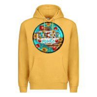 Mustard teacher mode earrings Premium Hoodie - BundleAndBundleShop