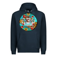 Navy teacher mode earrings Premium Hoodie - BundleAndBundleShop