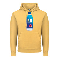 Vintage Mustard aesthetic fiji water Vintage Hoodie - lanVoArt