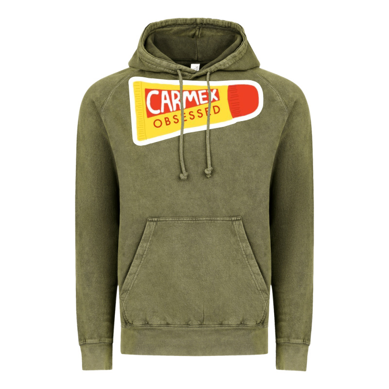 Carmex Obsessed Sticker Vintage Hoodie by lanVoArt | Teevron