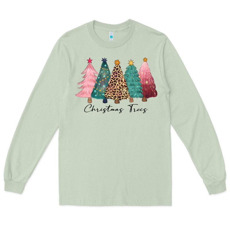 Christmas Trees Long Sleeve Tee by CowGirlArtShop | Teevron