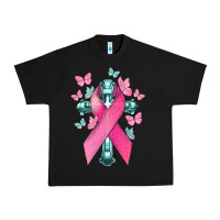 Black Cancer Cross Cancer Awareness Urban Heavy Tee - HowdyJamesFarm