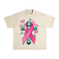Sandshell Cancer Cross Cancer Awareness Urban Heavy Tee - HowdyJamesFarm