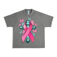 Tornado Cancer Cross Cancer Awareness Urban Heavy Tee - HowdyJamesFarm