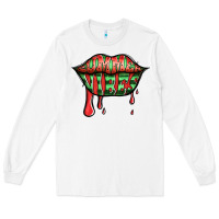White summer vibes watermelon lips Long Sleeve Tee - Jasminsmagicworld