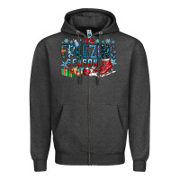 Charcoal Heather It's Freezing Season Zipper Hoodie - CowhideDigitalArt