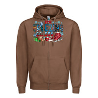 Chestnut It's Freezing Season Zipper Hoodie - CowhideDigitalArt