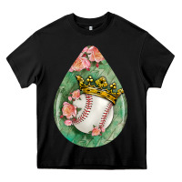 Black baseball and western roses teardrop  6 Heavy Core Tee - BundleAndBundleShop