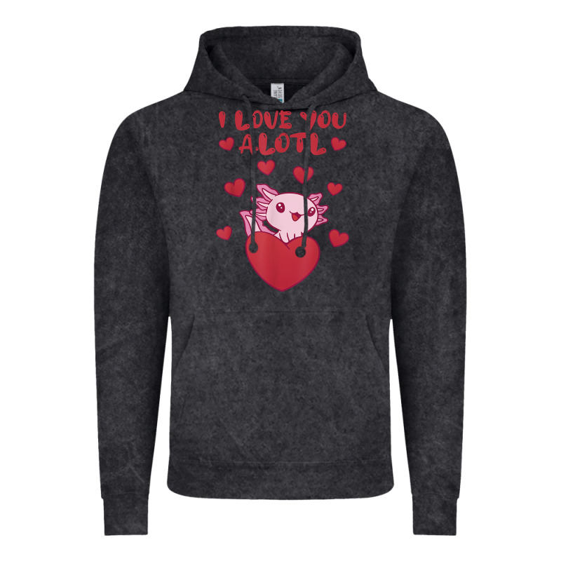 I Love You Alotl Aolotl Valentine's Day Heart Aolotl Lover Vintage Hoodie by lanVoArt | Teevron