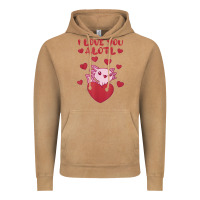 Vintage Camel i love you alotl aolotl valentine's day heart aolotl lover Vintage Hoodie - lanVoArt