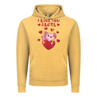Vintage Mustard i love you alotl aolotl valentine's day heart aolotl lover Vintage Hoodie - lanVoArt