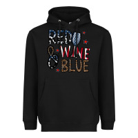 Black red wine blue Heavyweight Hoodie - CowhideDigitalArt