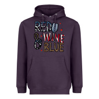 Plum red wine blue Heavyweight Hoodie - CowhideDigitalArt