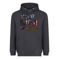 Smoke red wine blue Heavyweight Hoodie - CowhideDigitalArt