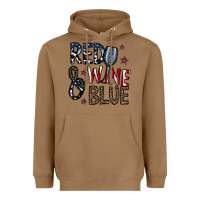 Toasted Coconut red wine blue Heavyweight Hoodie - CowhideDigitalArt