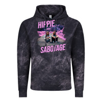Cloud Black hippie sabotage aesthetic style photo with text Vintage Hoodie - lanVoArt