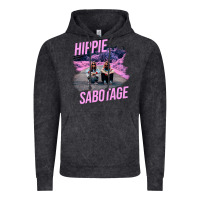 Vintage Black hippie sabotage aesthetic style photo with text Vintage Hoodie - lanVoArt