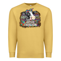 Antique Gold autism awareness2 Premium Sweatshirt - SublimationCraftShop
