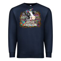 Navy autism awareness2 Premium Sweatshirt - SublimationCraftShop
