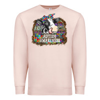 Pale Pink autism awareness2 Premium Sweatshirt - SublimationCraftShop