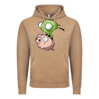 Vintage Coffee invader zim Vintage Hoodie - lanVoArt
