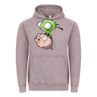 Vintage Zinc invader zim Vintage Hoodie - lanVoArt