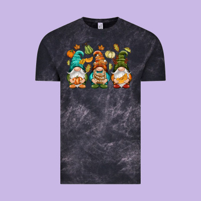 Fall Gnomes Vintage Tee Designed By Nancycooperartshop