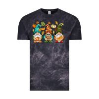 Cloud Black Fall gnomes Vintage Tee - NancyCooperArtShop