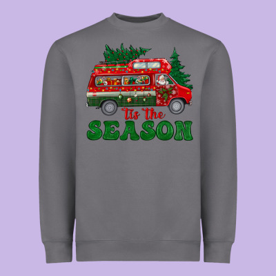 Christmas 'tis The Season Heavyweight Sweatshirt Designed By Bundleandbundleshop