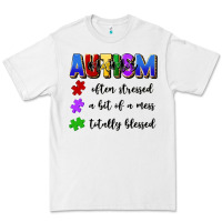 I'm A Hot Mess Always Stressed And Proudly Autism Premium Tee | Teevron