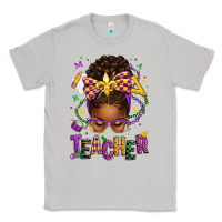Moon Dust mardi gras teacher afro messy bun Classic Tee - texasbilliewilder