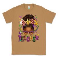 Toasted Coconut mardi gras teacher afro messy bun Classic Tee - texasbilliewilder