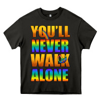 Asphalt Lgbtq You'll Never Walk Alone With Peace Heavy Core Tee - BundleAndBundleShop