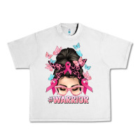 Lunar Rock Warrior Cancer messy bun Cancer Awareness Urban Heavy Tee - HowdyJamesFarm