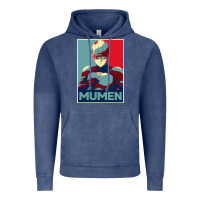 Vintage Denim mumen rider 10 Vintage Hoodie - lanVoArt