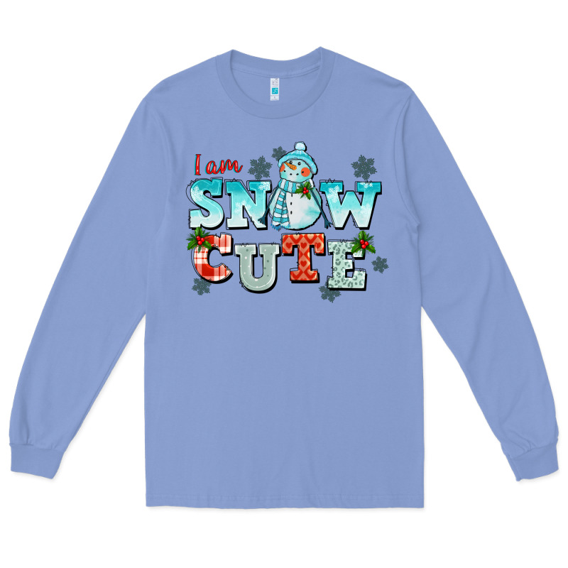 I Am Snow Cute Long Sleeve Tee by CowGirlArtShop | Teevron