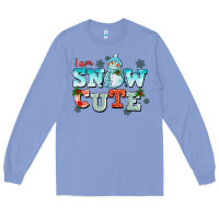 Colony Blue i am snow cute Long Sleeve Tee - CowGirlArtShop