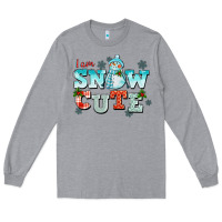 Heather Grey i am snow cute Long Sleeve Tee - CowGirlArtShop