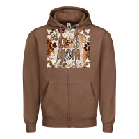 Chestnut Dog Mom Zipper Hoodie - CowhideDigitalArt