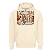 Sandshell Dog Mom Zipper Hoodie - CowhideDigitalArt