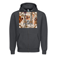 Smoke Dog Mom Zipper Hoodie - CowhideDigitalArt