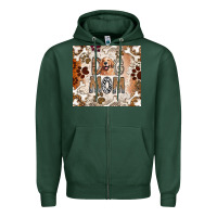 Sports Green Dog Mom Zipper Hoodie - CowhideDigitalArt
