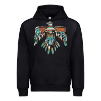 Black thunderbird with gemstone Urban Hoodie - BarkalooDesign