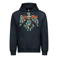 Navy thunderbird with gemstone Urban Hoodie - BarkalooDesign