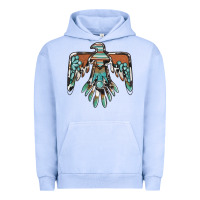 Pigment Grape Ice thunderbird with gemstone Urban Hoodie - BarkalooDesign