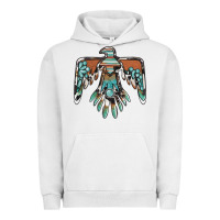 Pigment Lunar Rock thunderbird with gemstone Urban Hoodie - BarkalooDesign