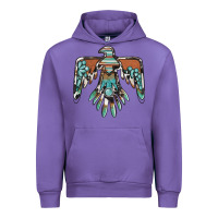 Tulip thunderbird with gemstone Urban Hoodie - BarkalooDesign