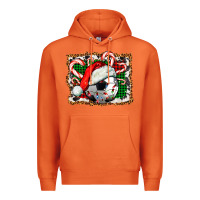 Carrot Soccer Ball Christmas With Hat And Candy Cane Premium Hoodie - FaDigitalArtStudio