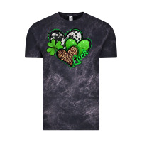 Cloud Black St. Patrick's Day hearts Vintage Tee - Jasminsmagicworld